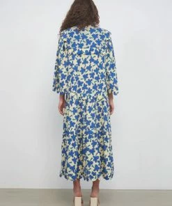 Stella Nova Loan Mae Dress - Bright Blue / Creme