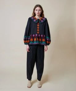 Stella Nova Carma Blouse Dark And Colourful