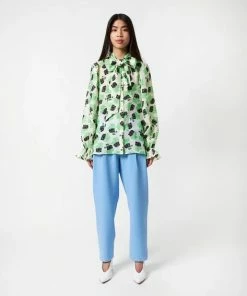 Stella Nova Erina Shirt - Flower Power Green