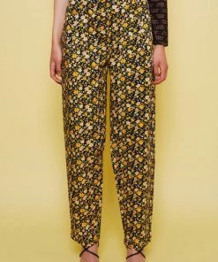 Stella Nova Matti Pants Black Multicolour Flowers