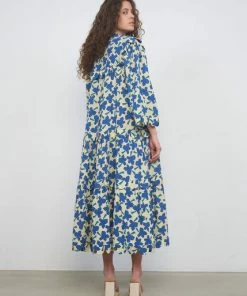 Stella Nova Loan Mae Dress - Bright Blue Creme