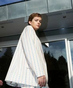 Stella Nova Ivy Blazer - Happy Blue Flowers