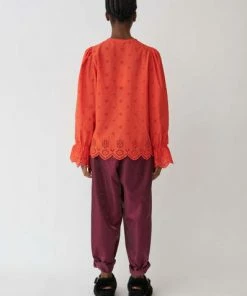Stella Nova Erina Lou Shirt Orange Red