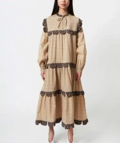 Stella Nova Loan Flower Bud Light Yellow Dress