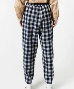 Stella Nova Canja Trousers - Black/white Check