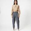 Stella Nova Canja Trousers Black White Check