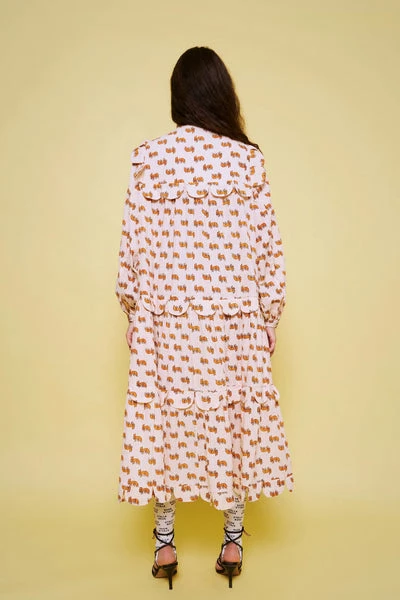 Stella Nova Loan Creamy Little Fox Dress 4 Stella Nova Loan Creamy Little Fox Dress