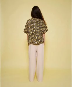 Stella Nova Helga Shirt - Black Multicolour Flowers