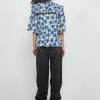 Stella Nova Vinja Bright Blue Creme Blouse