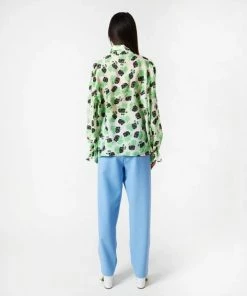 Stella Nova Erina Shirt - Flower Power Green
