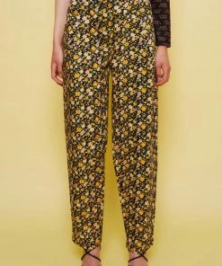 Stella Nova Multicolour Black Flower Matti Pants