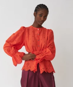 Stella Nova Erina Lou Orange Shirt