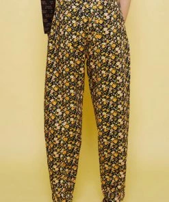 Stella Nova Multicolour Black Flower Matti Pants