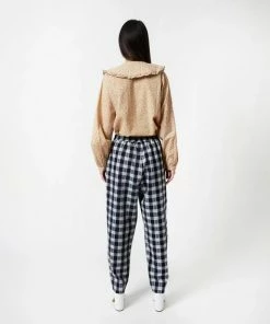 Stella Nova Canja Trousers - Black/white Check
