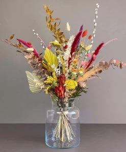 Catkin & Pussywillow Autumnal Dried Mixed Dried Flowers Jar