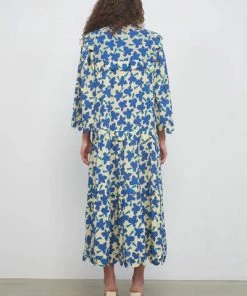 Stella Nova Loan Bright Blue Creme Dress