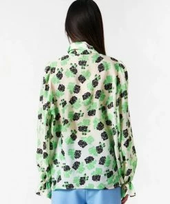 Stella Nova Erina Shirt - Flower Power Green