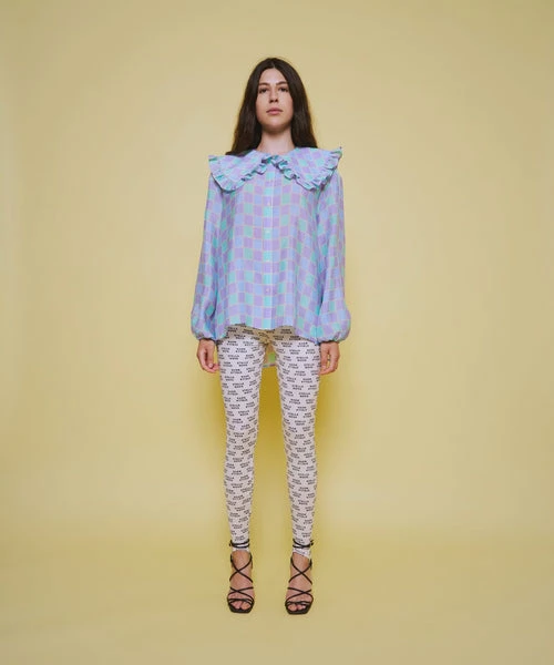 Stella Nova Tiggi Checked Blouse - Pastel Mix 3 Stella Nova Tiggi Checked Blouse - Pastel Mix