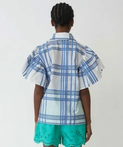 Stella Nova Harper White & Blue Shirt