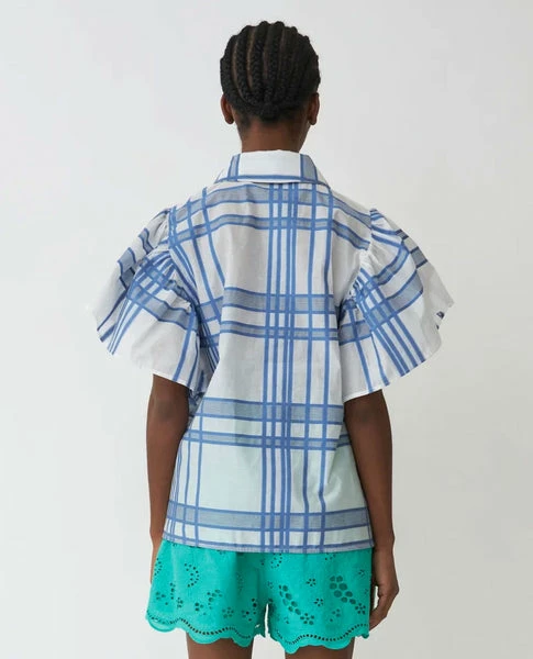 Stella Nova Harper White & Blue Shirt 3 Stella Nova Harper White & Blue Shirt