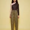 Stella Nova Matti Pants Black Multicolour Flowers