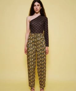 Stella Nova Matti Pants Black Multicolour Flowers