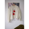 Stella Nova Kiri Cherry Cardigan Ecru