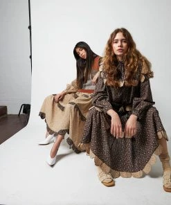 Stella Nova Loan Dress - Flower Bud Dark/Purple