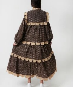 Stella Nova Loan Dress - Flower Bud Dark/Purple