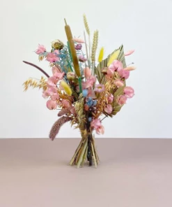 Catkin & Pussywillow Small Mixed Pastel Dried Flowers Bouquet