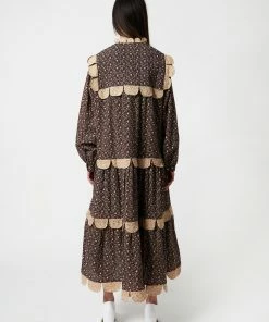 Stella Nova Loan Dress - Flower Bud Dark/Purple