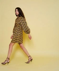 Stella Nova Black Aggis My Dress with Multicolour Flowers Print