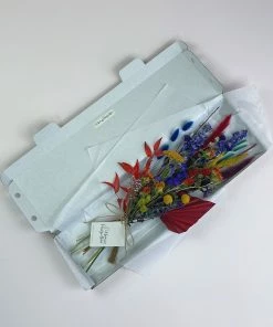 Catkin & Pussywillow Rainbow and Mixed Dried Flowers Bouquet