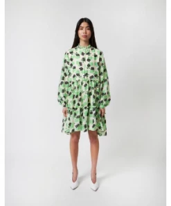 Stella Nova Halia Dress Flower Power Green