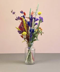 Catkin & Pussywillow Rainbow and Mixed Dried Flowers Bouquet