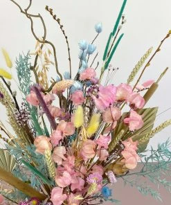 Catkin & Pussywillow Small Mixed Pastel Dried Flowers Bouquet